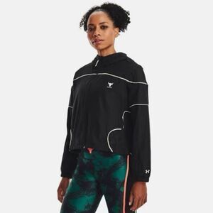 Under Armour Women’s Black and White Project Rock Brahma Jacket SZ S